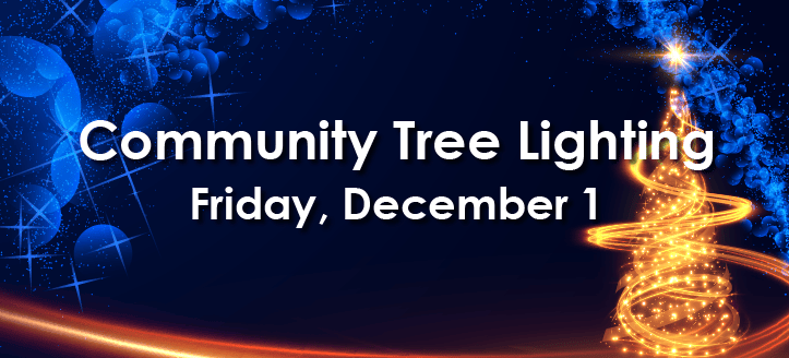 Christmas Tree Lighting at Quinlan Community Center