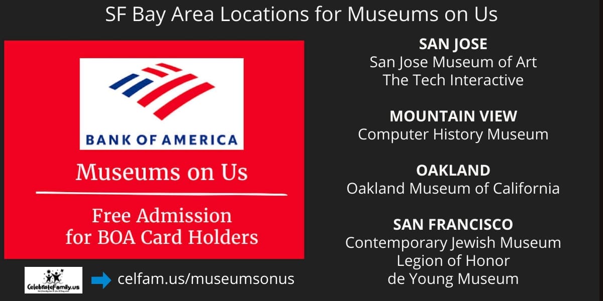 Museums on Us San Francisco Bay Area Museums