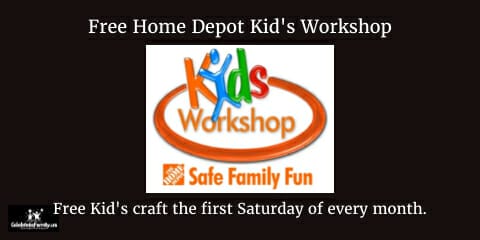 Free Home Depot Kids Workshop | Build A Valentines Basket