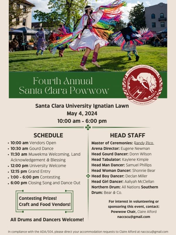 Santa Clara University Pow Wow 2024