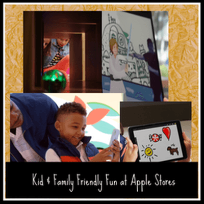 Kid Friendly fun at the Apple Store