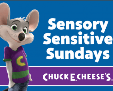 Chuck E. Cheese Sensory Friendly Sunday April