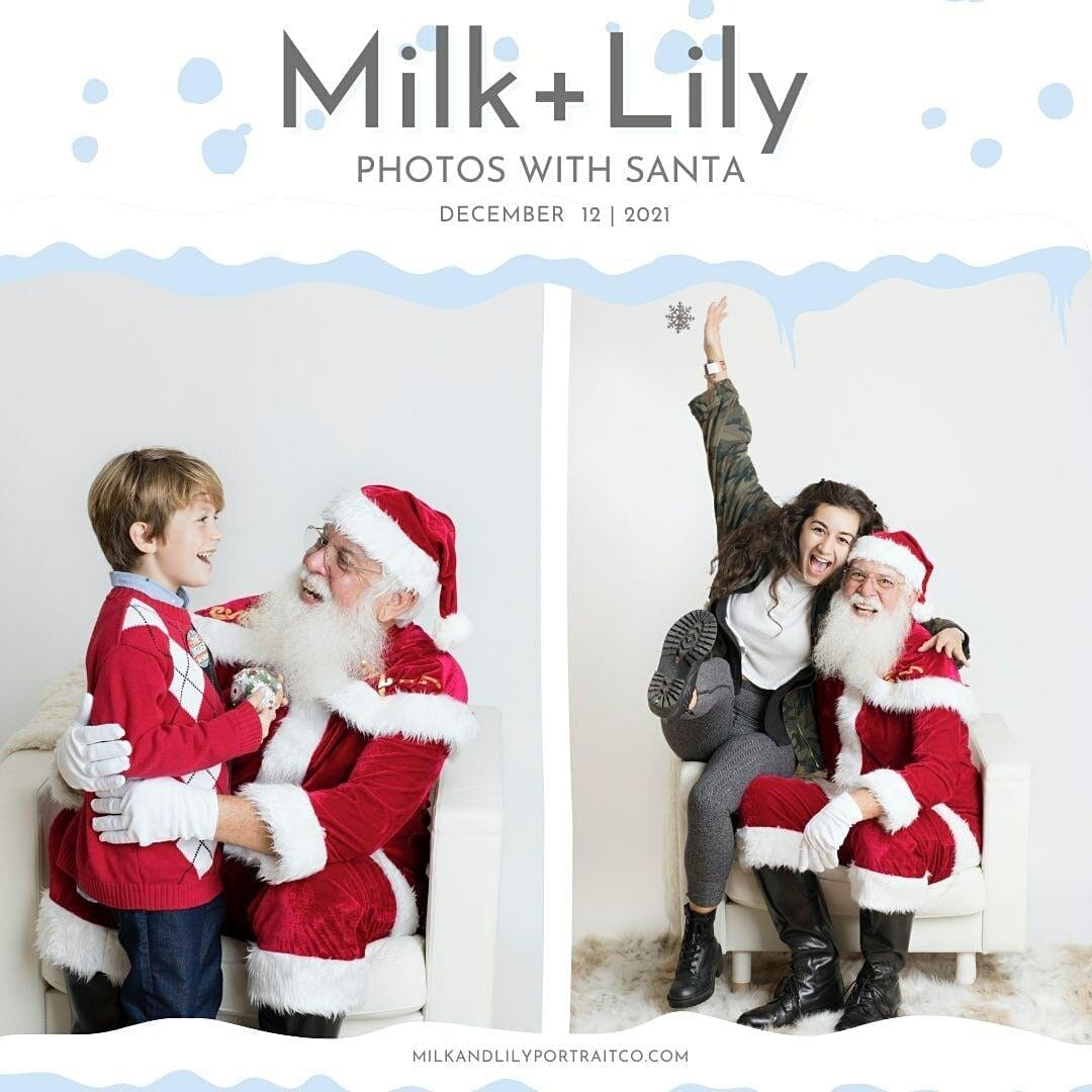 Free Photos with Santa | Milk + Lily: