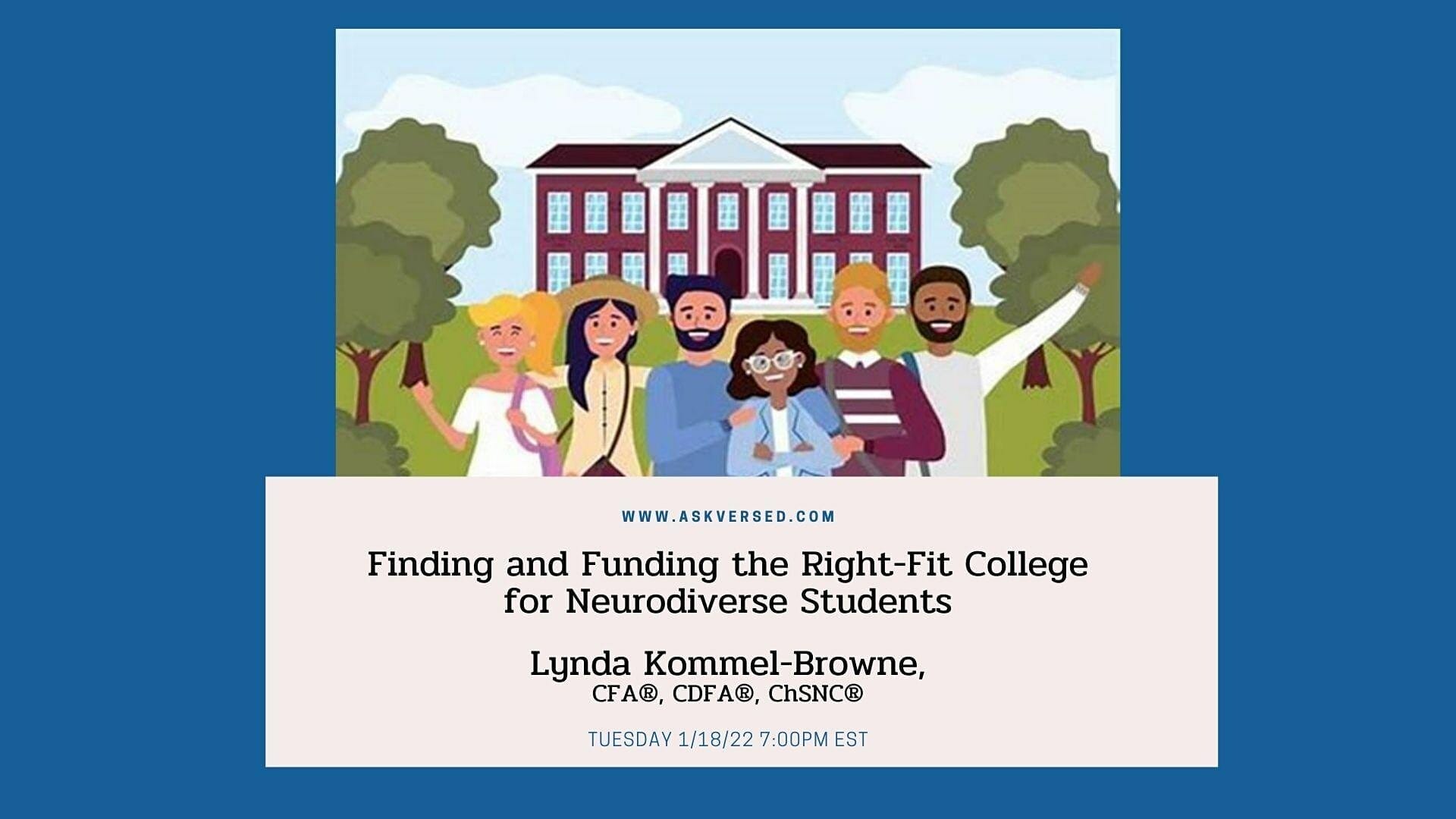 Finding and Funding the Right-Fit College for Neurodiverse  Students | Online