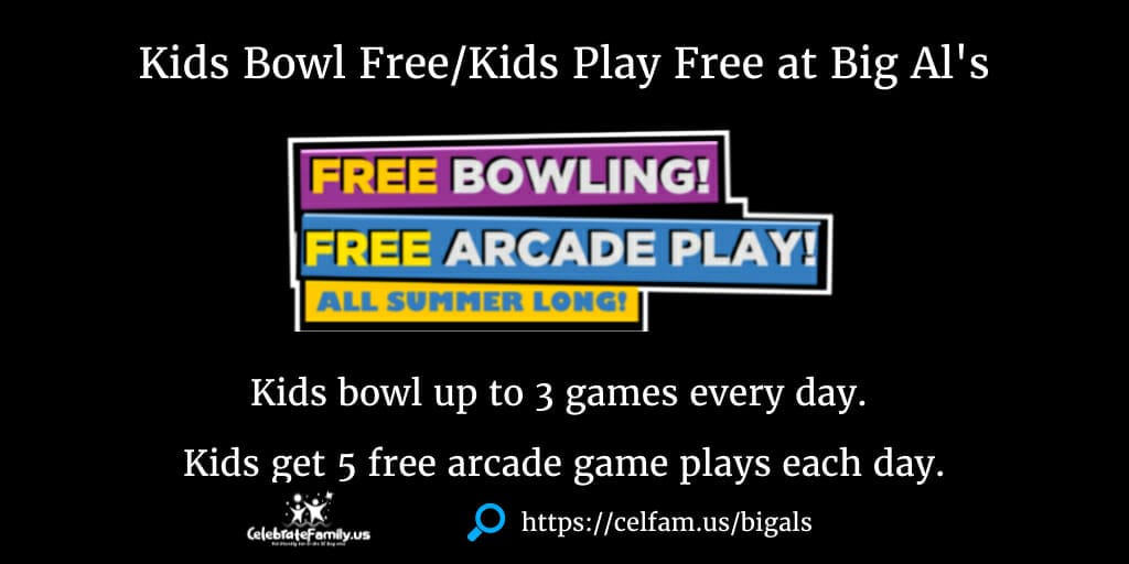 Kids Bowl Free at Big Al's