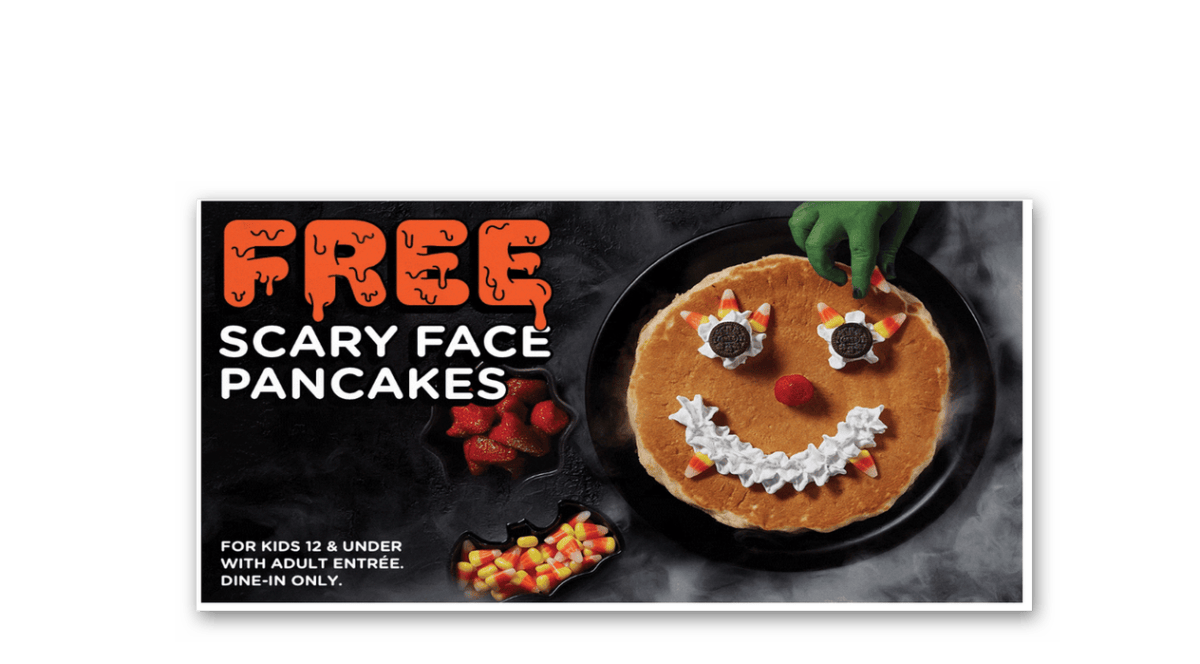 IHOP Free Scary Pancakes