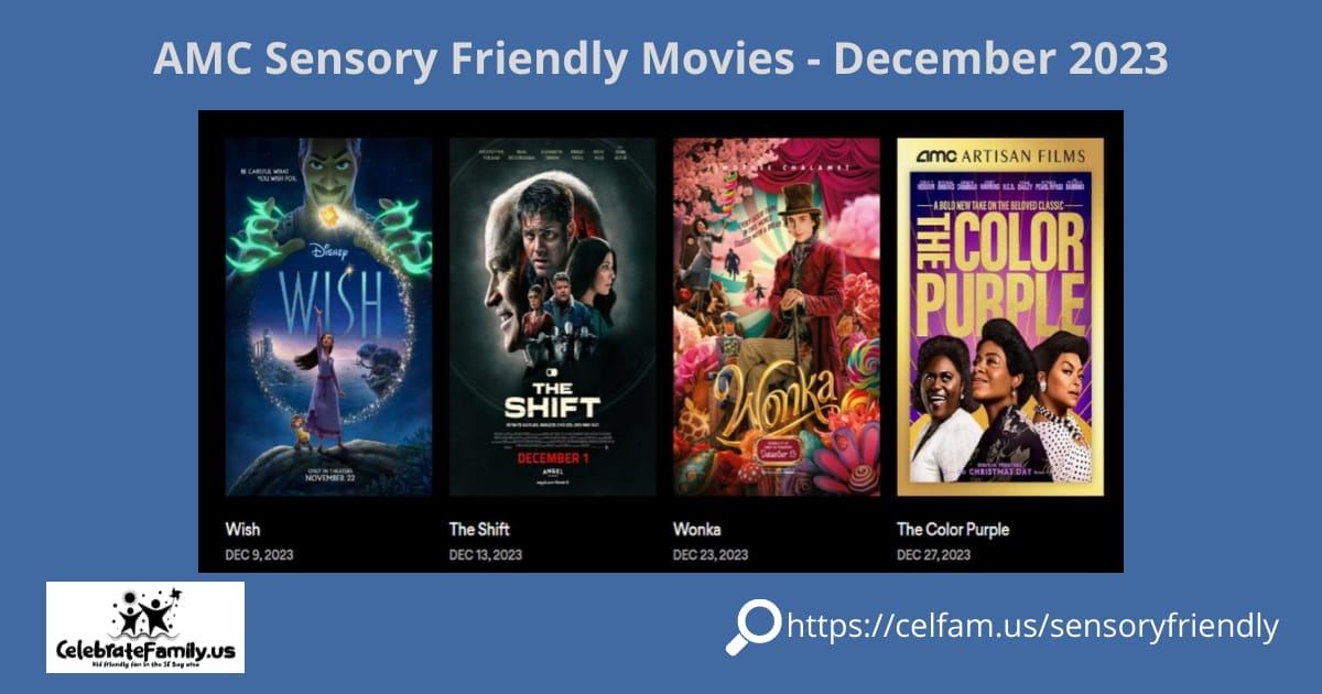 AMC Sensory Friendly Movies - December 2023
