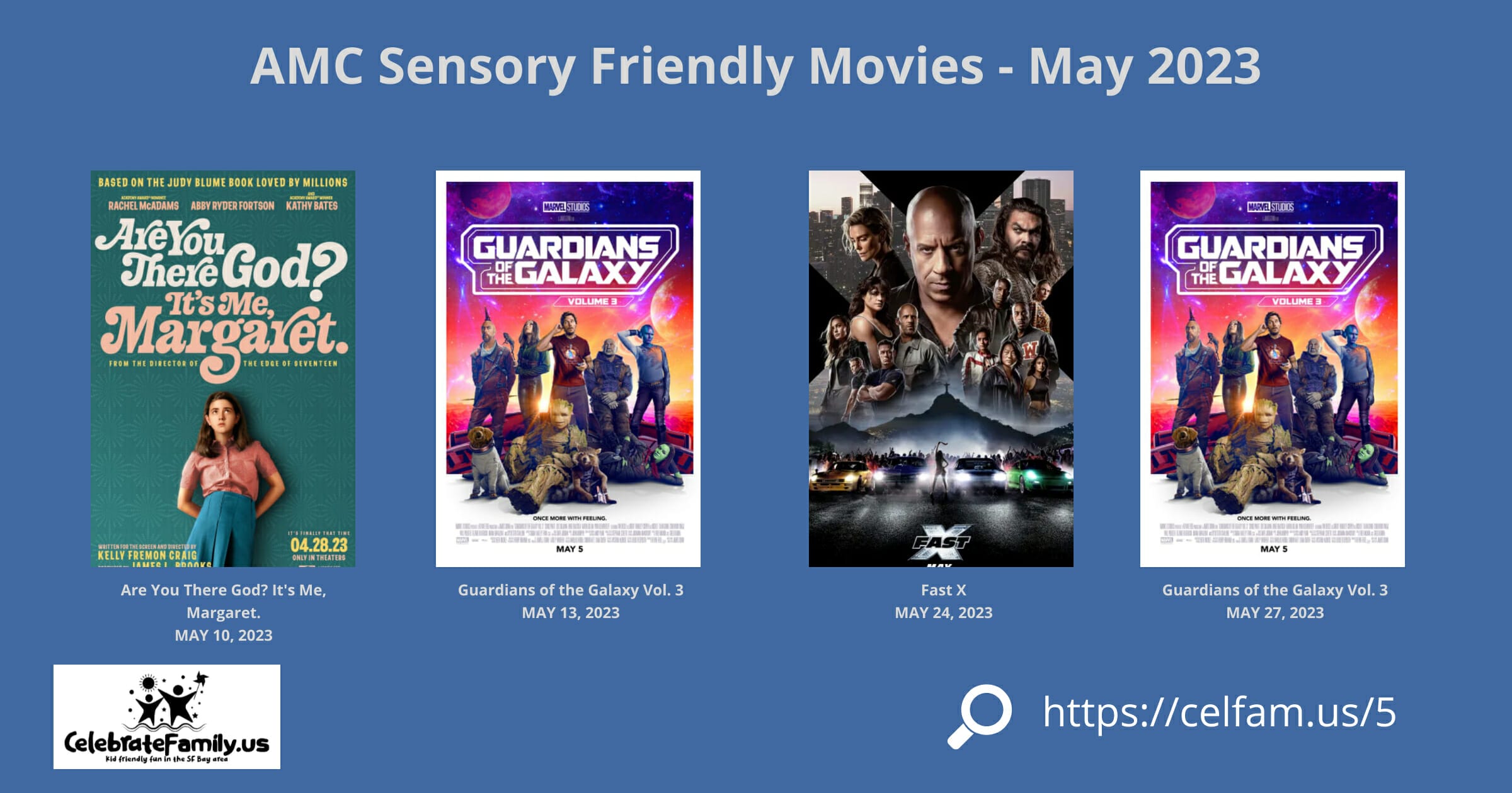 AMC Sensory Friendly Movies – May 2023