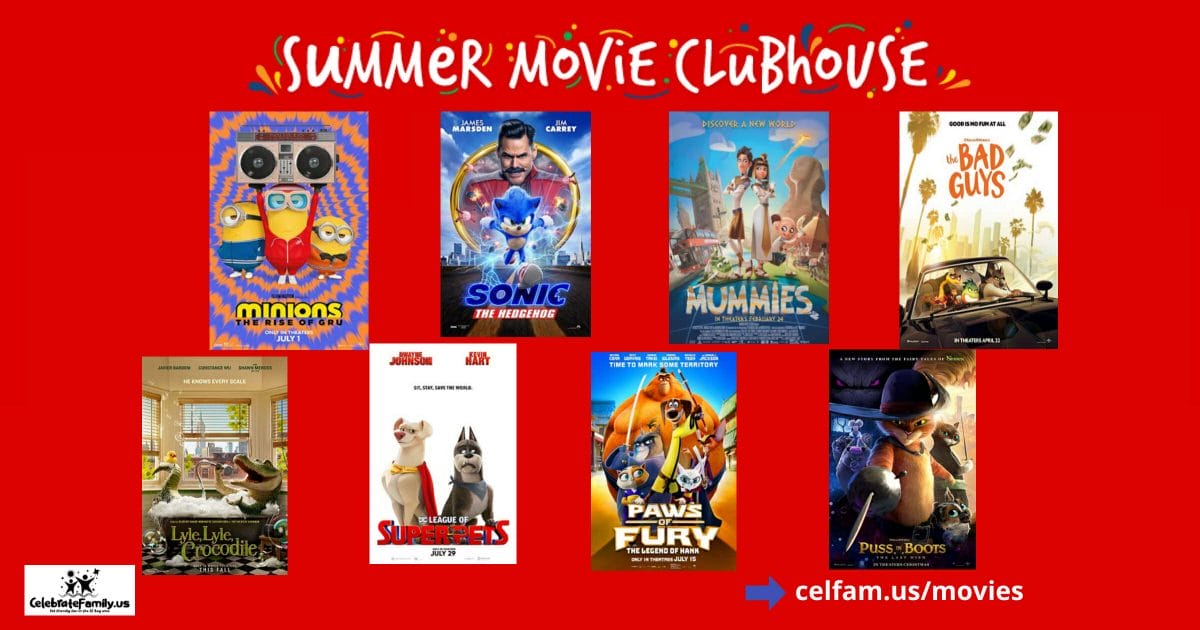 $1.50 Kids Movies at Cinemark Summer Movie Clubhouse 2023