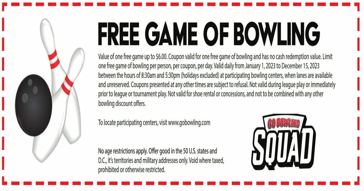 Free Game of Bowling 2023 go bowling squad