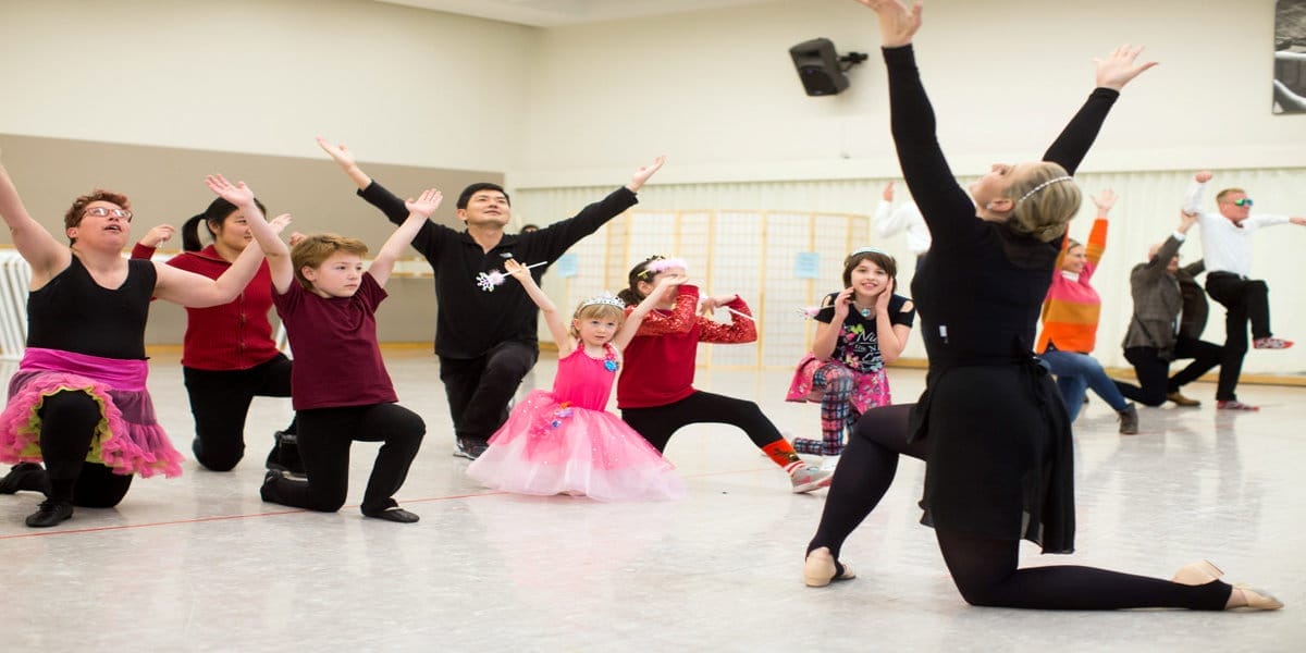 SF Ballet's Sensory Friendly Family Workshop. (© Beck Diefenbach)