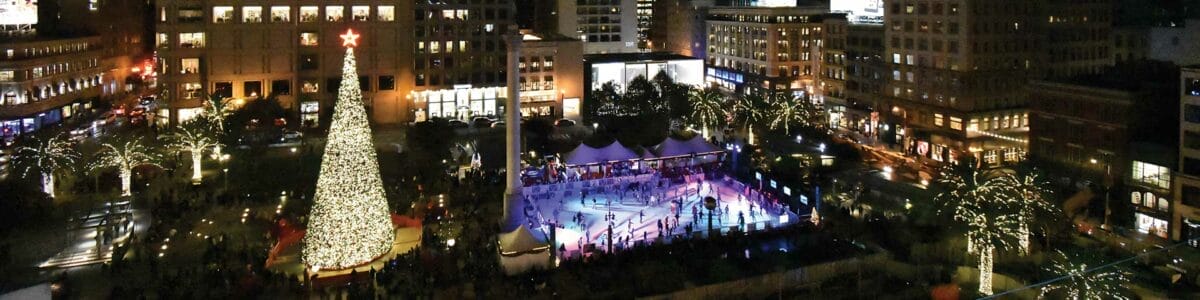 Safeway Holiday Ice Rink in Union Square