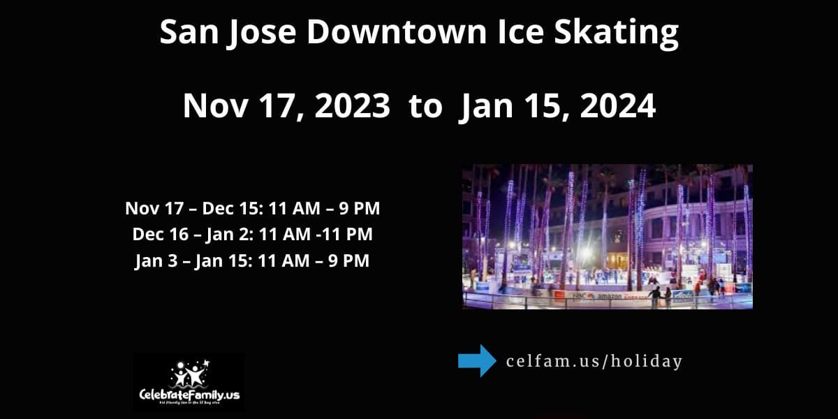 Ice Skating at San Jose Downtown Ice | 11 am – 9 pm