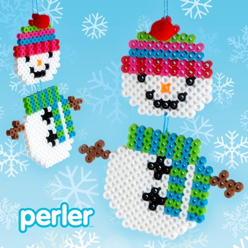 Today at Michaels Kids Club: Let's Make a Dancing Snowman with Perler