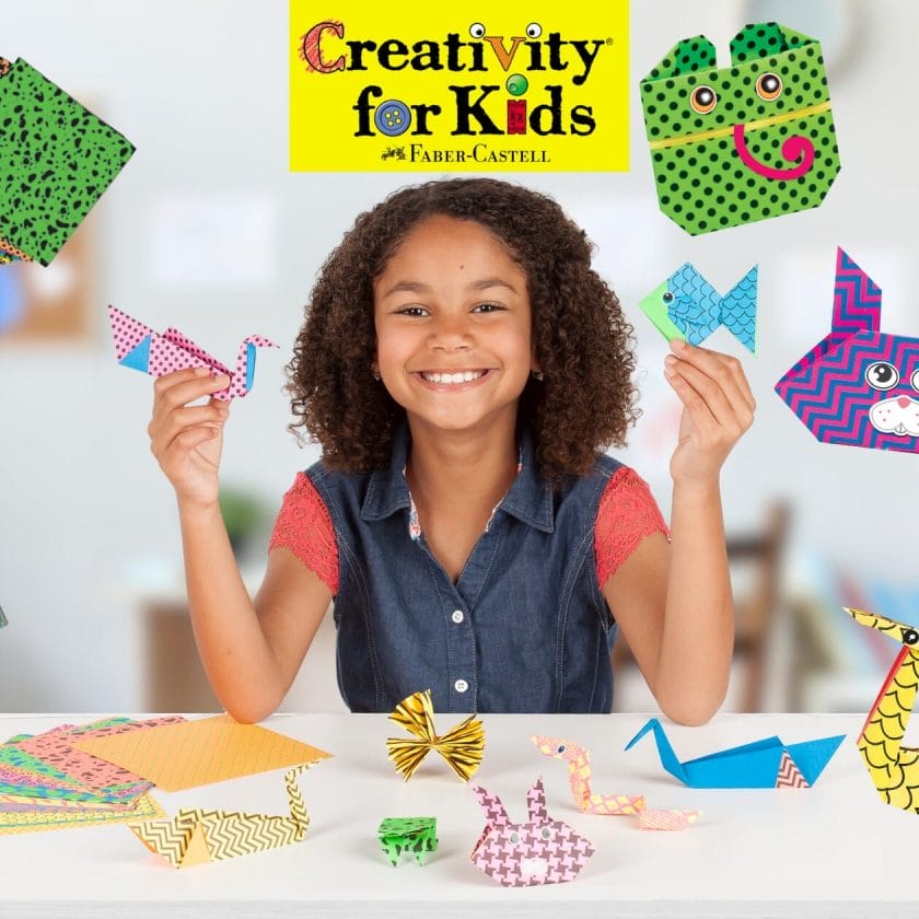 Today at Michaels Kids Club: Learn the craft of Origami