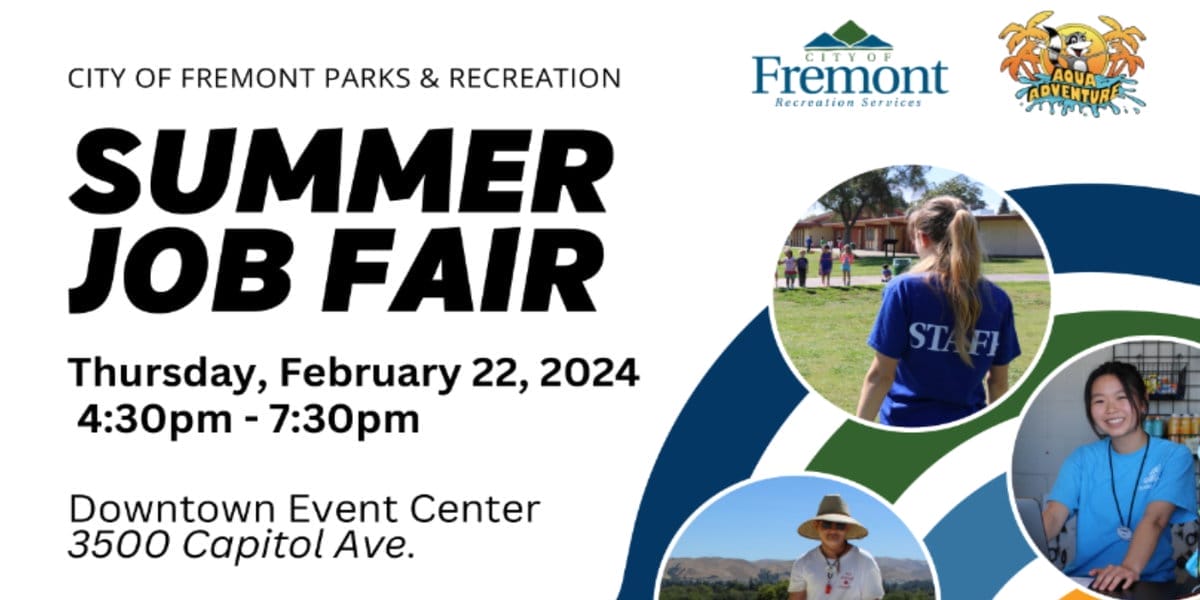 Fremont Parks & Recreation Summer Job Fair