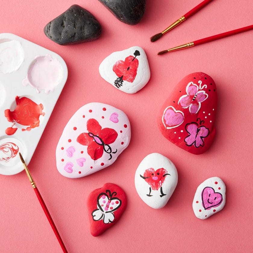 Today at Michaels Stores: Michaels Kids Club: Butterfly Painted Rocks