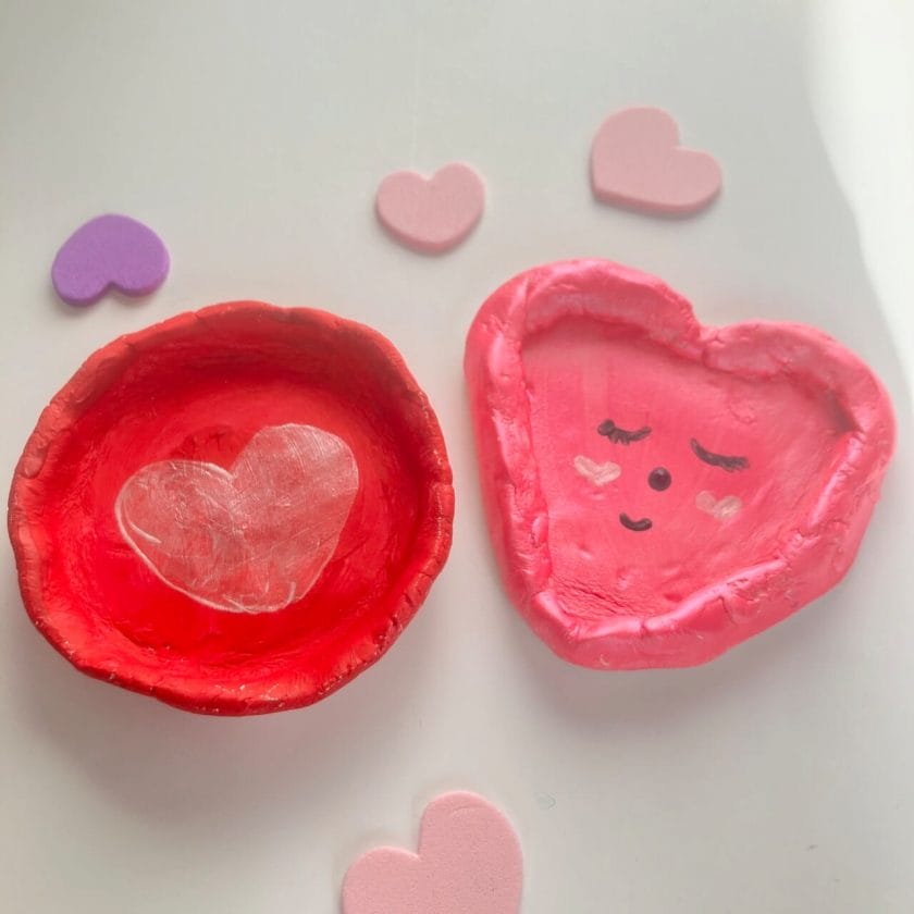 Today at Michaels Kids Club: Valentine Clay Dish