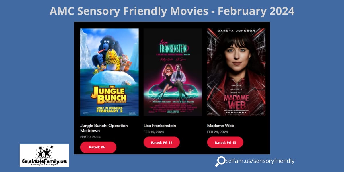AMC Sensory Friendly Movies - February 2024