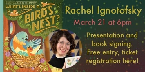 Meet the Author Rachel Ignotofsky at Hicklebees