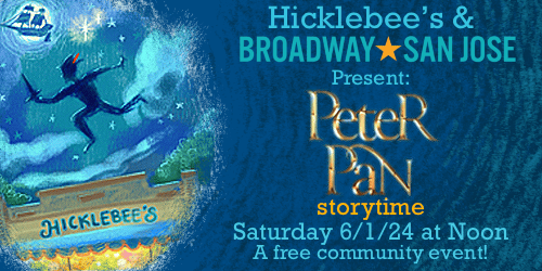 Peter Pan Story Time at Hicklebees.