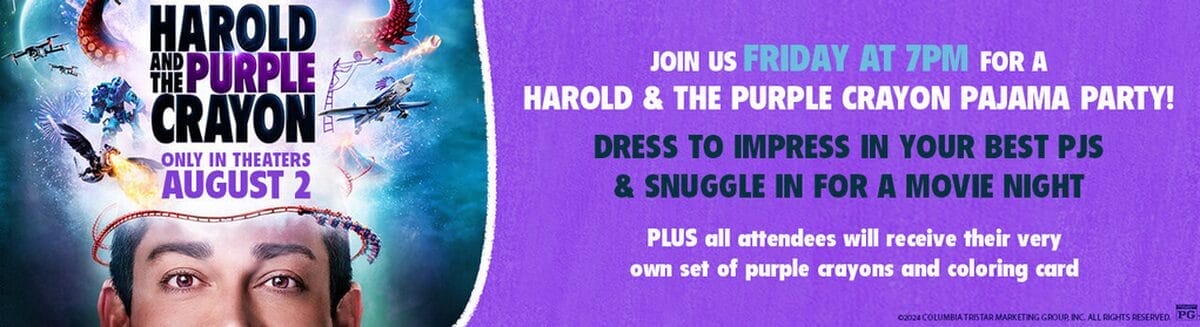 Harold and the Purple Crayon Pajama Party