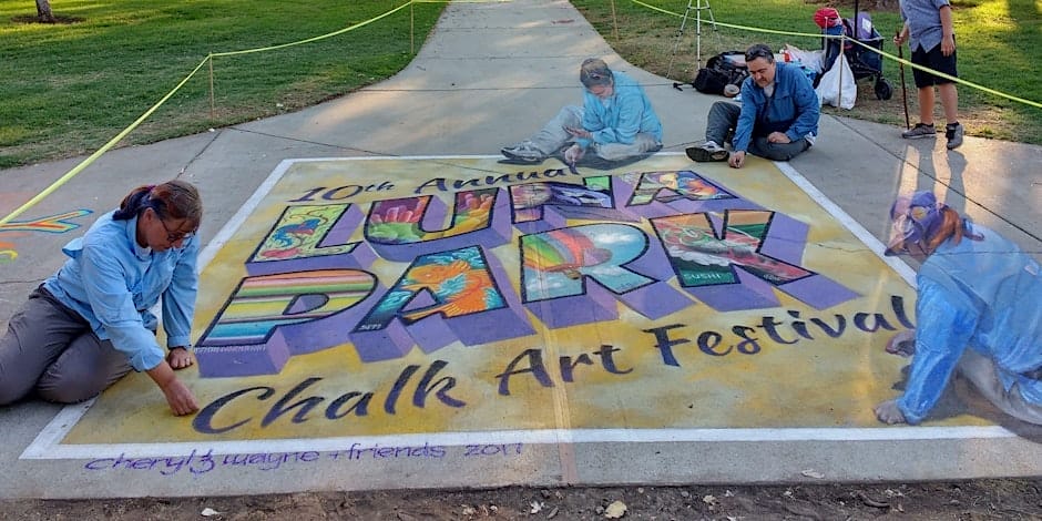 Luna Park Chalk Art Festival