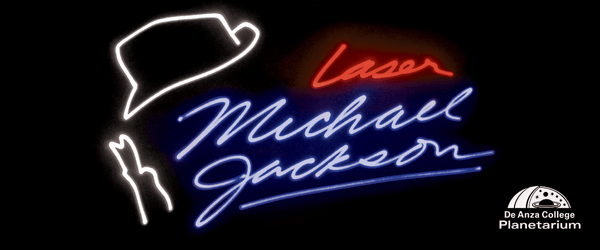 Laser Michael Jackson at De Anza Planetarium