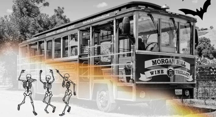 Halloween Haunt Tour with Morgan Hill Wine Trolley