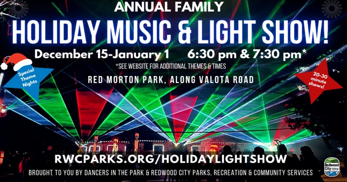 Redwood City Family Holiday Music & Light Show