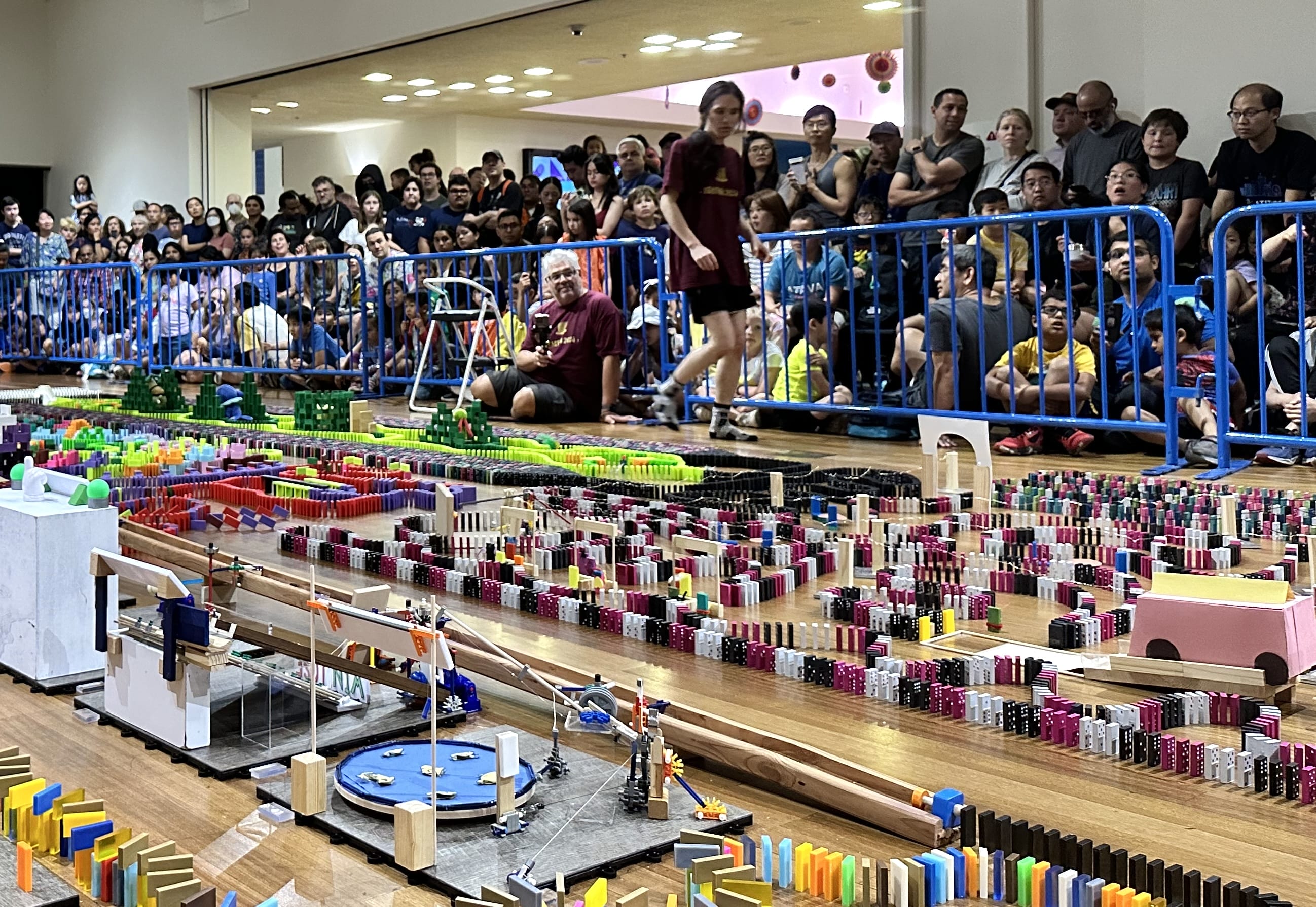 Annual Big Topple at the Tech Interactive