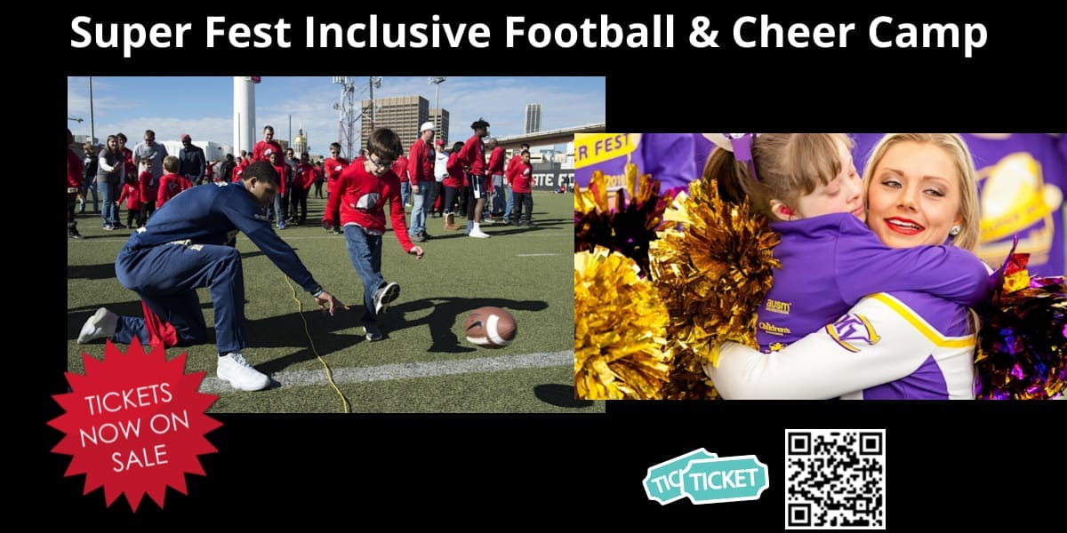 Super Fest Inclusive Football and Cheer Camp