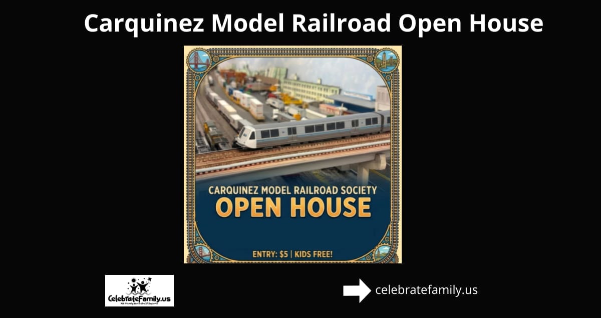 Carquinez Model Railroad open house in Crocket CA